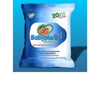 babysteril salviette detergente 20 pezzi bugiardino cod: 900028539 