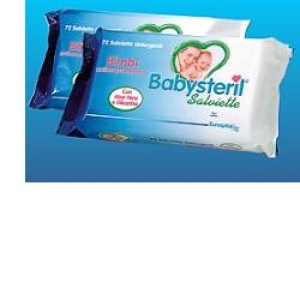 babysteril salviette detergenti 72 pezzi bugiardino cod: 905127825 