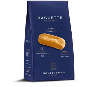 Trova Offerte di Baguette fdg senza glutine e lattosio, 3 pezzi da 75g e compra online