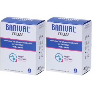 Trova Offerte di banival crema 10 bustine da 3 ml set da 2 2x10x3 ml e compra online