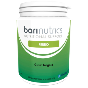 barinutrics ferro fragola90 compresse bugiardino cod: 970139782 