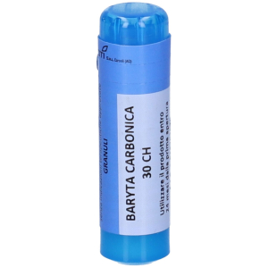 Baryta carbonica*30 ch granuli contenitore multidose da 3,5 g (70 granuli) per mucosa orale