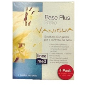 base plus shake vaniglia 4 x 22 g bugiardino cod: 922404330 