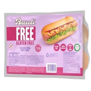 Bauli senza glutine panini per hot dog 2 x 75 grammi