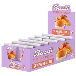Trova Offerte di bauli tortina buonessere pesca espositore 12 pezzi da 35 g e compra online