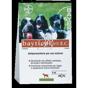 bayer bayticol 6% ec uso topico emulsione 1 bugiardino cod: 102993134 