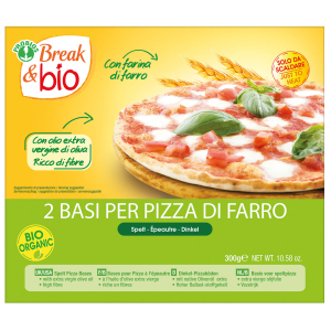 b&b base pizza farro 100% 300g bugiardino cod: 911429811 