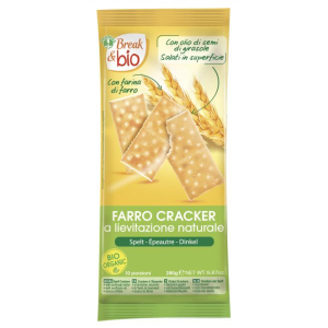 break & bio cracker di farro probios 280 g bugiardino cod: 910626795 