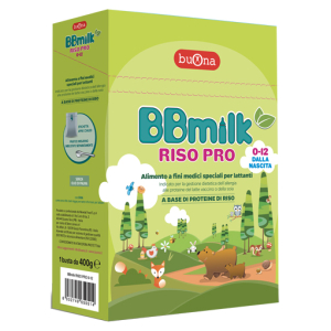 bbmilk riso pro 0-12 400g bugiardino cod: 980627487 