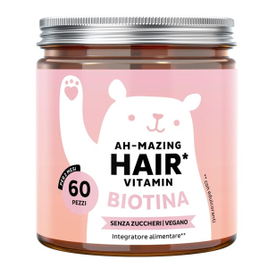 Trova Offerte di bears with benefits ah-mazing hair vitamins con biotina 60 caramelle gommose con edulcoranti senza zuccheri e compra online
