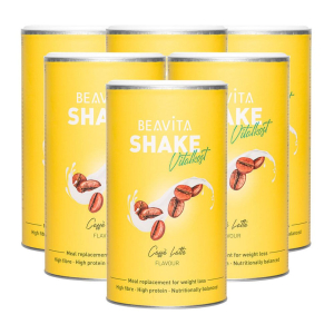 Trova Offerte di beavita vitalcost shake caffè latte set da 6 6x572 g polvere e compra online