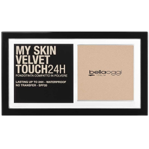 Bellaoggi - my skin velvet touch 24h - fondotinta in povere compatto n. 15c natural beige