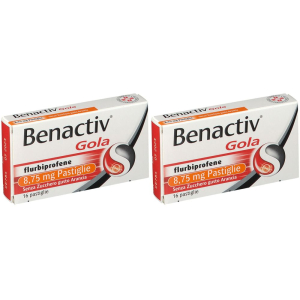 Trova Offerte di benactiv® gola senza zucchero gusto arancia 8,75 mg set da 2 2x16 pz p e compra online