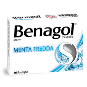 benagol 16 pastiglie menta fredda bugiardino cod: 016242164 