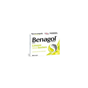 benagol 36 pastiglie limone senza zucchero bugiardino cod: 016242289 