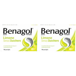 Trova Offerte di benagol® gusto limone senza zucchero set da 2 2x16 pz pastiglie e compra online