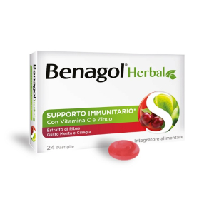benagol herbal menta cil24 pastiglie bugiardino cod: 983032083 