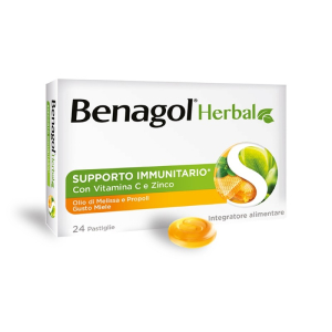 benagol herbal miele 24 pastiglie bugiardino cod: 983032069 