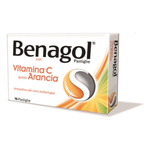 benagol vitamina c 16 pastiglie arancia bugiardino cod: 016242238 