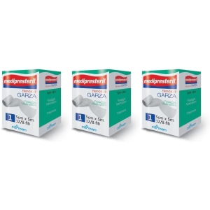 Trova Offerte di Benda di garza medipresteril 12/8 fu m5x5cm fili 3x1 pz bendaggio e compra online