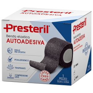 Trova Offerte di benda elastica autoadesiva latex free presteril cm 5x4,5 m tesi nero e compra online