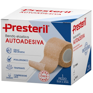 Trova Offerte di benda elastica autoadesiva latex free presteril cm 5x4,5 m tesi skin e compra online