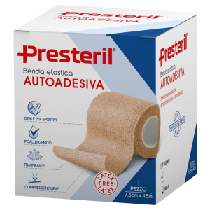 Trova Offerte di benda elastica autoadesiva latex free presteril cm 7,5x4,5 m tesi skin e compra online