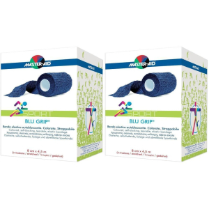 Trova Offerte di benda elastica autobloccante master-aid blugrip 8x4,5 2x1 pz bendaggio e compra online