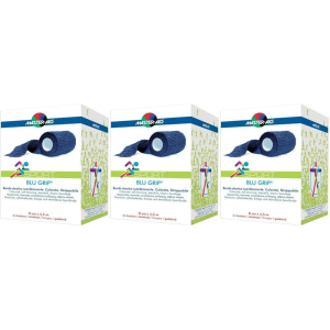 Trova Offerte di benda elastica autobloccante master-aid blugrip 8x4,5 3x1 pz bendaggio e compra online