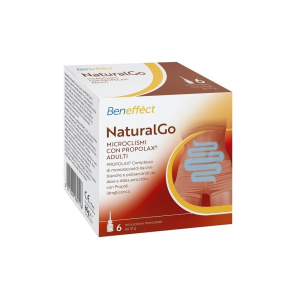 Beneffect naturalgo adulti 6 microclismi 60 g