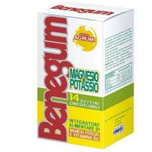 benegum magn/pot/vit b6 14 bustine bugiardino cod: 970150924 