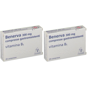 Trova Offerte di benerva 300 mg set da 2 2x20 pz compresse e compra online