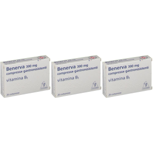 Trova Offerte di benerva 300 mg set da 3 3x20 pz compresse e compra online