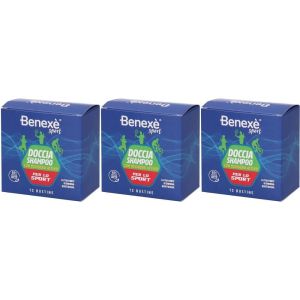 Trova Offerte di benexé sport doccia shampoo bustine 3x12x10 ml e compra online