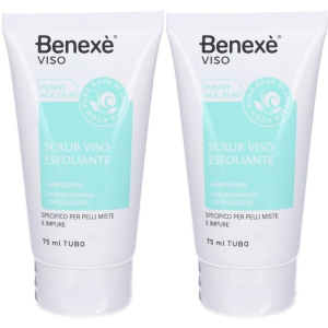 Trova Offerte di benexé viso funny age 20-30 scrub esfoliante 2x75 ml e compra online
