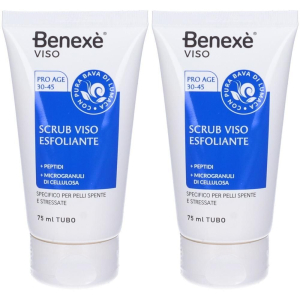Trova Offerte di benexé viso pro age 30-45 scrub esfoliante 2x75 ml e compra online