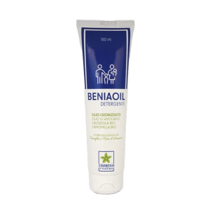 Beniaoil detergente olio ozonizzato delicato e lenitivo per pelle sensibile e irritabile 150ml