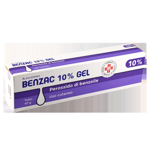 benzac gel 10% per il trattamento dell acne bugiardino cod: 032143012 