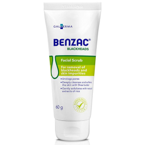 benzac skincare scrub 60g bugiardino cod: 926252293 