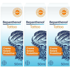 Trova Offerte di bepanthenol tattoo crema protezione solare molto alta spf 50+ per tatu e compra online