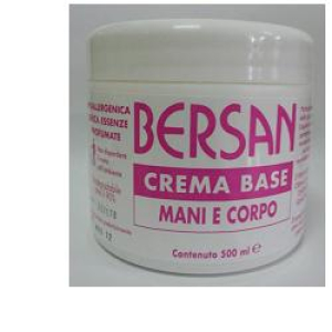 bersan crema base corpo mani 500ml bugiardino cod: 909839971 