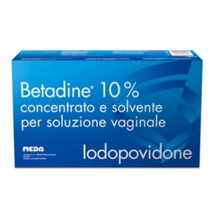 betadine 10% concentrato e solvente per bugiardino cod: 023907025 