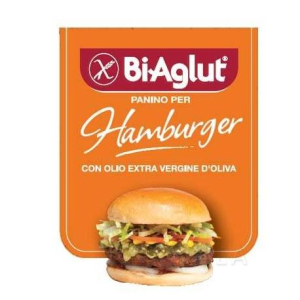 Biaglut panino hamburger 80g