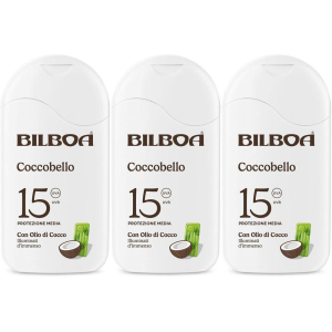 Trova Offerte di bilboa coccobello latte solare spf 15 con olio di cocco 3x200 ml e compra online