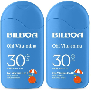 Trova Offerte di bilboa ohi vita-mina latte solare spf 30 con multivitamina 2x200 ml e compra online