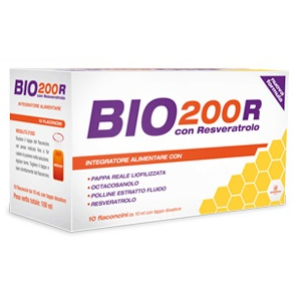 bio200 r resveratrolo 10 flaconi bugiardino cod: 908116460 