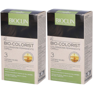 Trova Offerte di bioclin bio-colorist 3 castano scuro set da 2 2x1 pz tintura e compra online