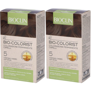 Trova Offerte di bioclin bio-colorist 5 castano chiaro set da 2 2x1 pz tintura e compra online