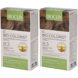 Trova Offerte di bioclin bio-colorist 8.3 biondo chiaro dorato set da 2 2x1 pz lozione e compra online