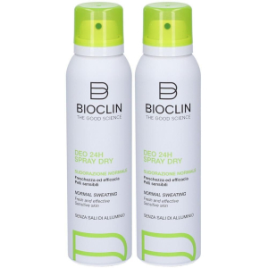 Trova Offerte di bioclin deo 24h spray dry sudorazione normale 2x150 ml e compra online